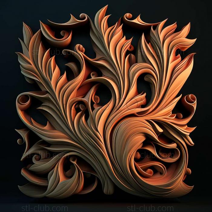 3D model flaming (STL)